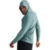 imageNELEUS Mens Dry Fit Athletic Shirt Workout Running Long Sleeve Shirts with Hoods5071 Dark GreyLight Green 2 Pack
