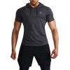 imageNELEUS Mens Dry Fit Performance Athletic Shirt with HoodsNavy