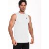 imageNELEUS Mens Dry Fit Workout Running Muscle Tank Top5015 BlackGreyWhite