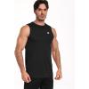 imageNELEUS Mens Dry Fit Workout Running Muscle Tank Top5015 BlackGreyWhite