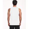 imageNELEUS Mens Dry Fit Workout Running Muscle Tank Top5015 WhiteWhiteWhite