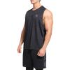 imageNELEUS Mens Dry Fit Workout Running Muscle Tank Top5054 BlackDark GreyNavy Blue 3 Pack