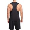 imageNELEUS Mens Dry Fit Workout Running Muscle Tank Top5054 BlackDark GreyNavy Blue 3 Pack