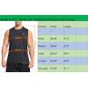 imageNELEUS Mens Dry Fit Workout Running Muscle Tank Top5054 BlackDark GreyNavy Blue 3 Pack