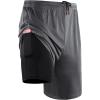 imageNELEUS 2 in 1 Athletic Shorts for Men with Pockets 9quot Dry Fit Workout Shorts with Liner6150 Grey 1 Pack