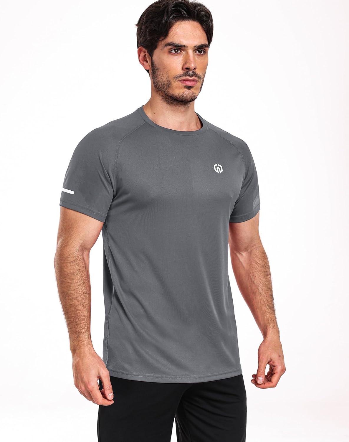 imageNELEUS mens Soft5016 BlackGreyWhite