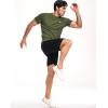 imageNELEUS mens Soft5016 RedOlive GreenNavy Blue