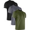 imageNELEUS mens Soft5016 BlackGreyOlive Green