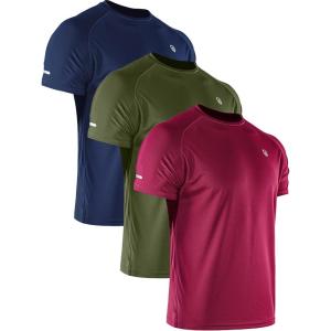 imageNELEUS mens Soft5016 RedOlive GreenNavy Blue