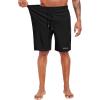 imageNELEUS 2 in 1 Men 9quot Dry Fit Athletic Bermuda Workout Shorts for Basketball Beach Casual6155 Black 3 Pack