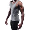 imageNELEUS Mens 3 Pack Dry Fit Compression Tank Top01 3 Packnavy Blue grey red