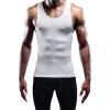 imageNELEUS Mens 3 Pack Dry Fit Compression Tank Top01 3 Packwhite