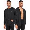 imageNELEUS Mens FullZip Athletic Jacket with Hoodies Workout Long Sleeve Fishing Hiking Performance Shirt901 Pack of 1 Black