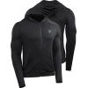 imageNELEUS Mens FullZip Athletic Jacket with Hoodies Workout Long Sleeve Fishing Hiking Performance Shirt901 Pack of 2 Black grey