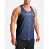 imageNELEUS Mens Gym Workout Running Tank Top Sleeveless Athletic Shirts81 Navy BlueDark GreyOlive Green 3 Pack