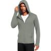 imageNELEUS Mens Workout Fishing Shirts UPF 50 Light Jacket Full Zip Sun Protection Long Sleeve Hoodie for Men Hiking5620 Pack of 1 Gray