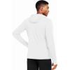 imageNELEUS Mens Workout Fishing Shirts UPF 50 Light Jacket Full Zip Sun Protection Long Sleeve Hoodie for Men Hiking5620 Pack of 1 White