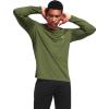 imageNELEUS Mens Workout Long Sleeve Running Shirts Mesh Fishing Hiking TShirtsHoodedCrewneck BlackGreyGreen 3 Pack
