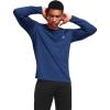 imageNELEUS Mens Workout Long Sleeve Running Shirts Mesh Fishing Hiking TShirtsHoodedCrewneck BlackNavy BlueRed 3 Pack