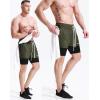 imageNELEUS mens Soft6071 Dark Greyblack olive Green 2 Pack