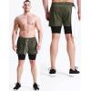 imageNELEUS mens Soft6071 Olive Green dark Blue 2 Pack