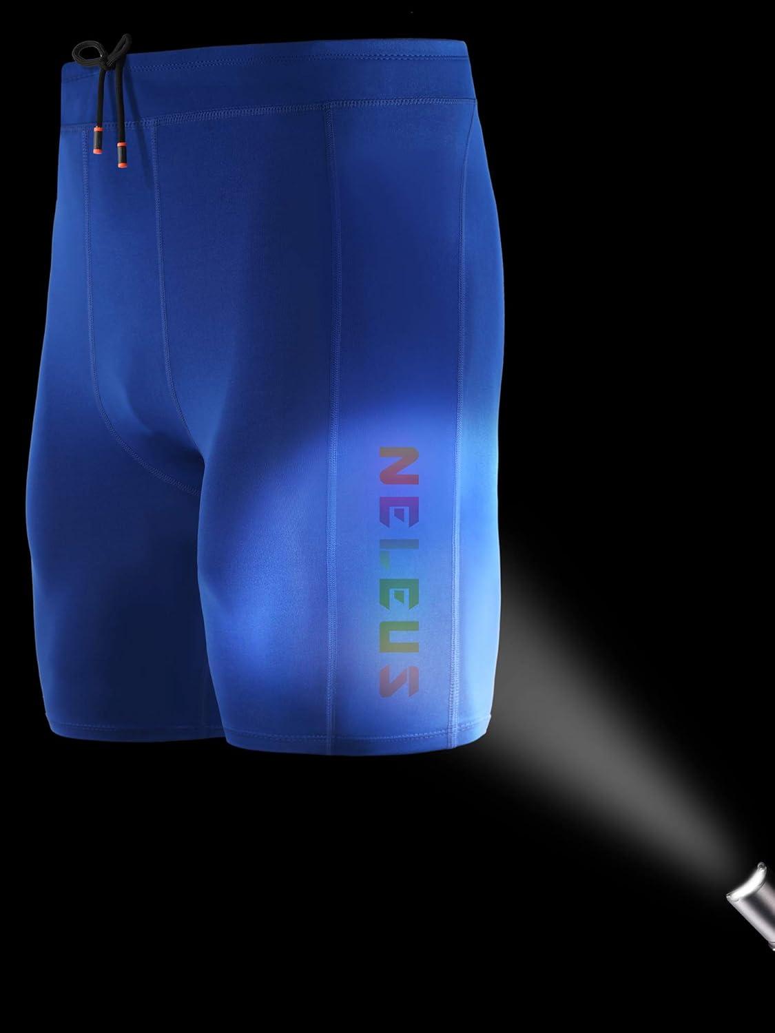 imageNELEUS mens Soft6072 BlackBlueRed 3 Pack