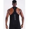 imageNELEUS Mens 3 Pack Dry Fit YBack Muscle Tank Top5097 BlackNavyLight Blue 3 Pack
