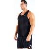 imageNELEUS Mens 3 Pack Dry Fit YBack Muscle Tank Top5161 BlackGreyBlue