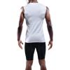imageNELEUS Mens 3 Pack Dry Fit YBack Muscle Tank Top803 WhiteWhiteWhite 3 Pack