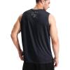 imageNELEUS Mens 3 Pack Dry Fit YBack Muscle Tank TopVneck BlackBlackBlack  3 Pack