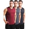V-neck: Black/Grey/Red  3 Pack