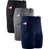imageNELEUS mens Soft6072 BlackGreyNavy Blue 3 Pack