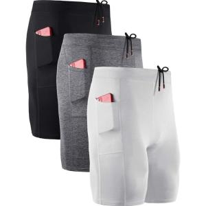 imageNELEUS mens Soft6072 BlackGreyWhite 3 Pack