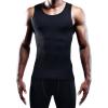 imageNELEUS Mens 3 Pack Athletic Compression Under Base Layer Sport Tank Top802 3 PackblackBlackBlack