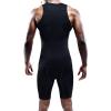 imageNELEUS Mens 3 Pack Athletic Compression Under Base Layer Sport Tank Top802 3 PackblackBlackBlack