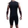 imageNELEUS Mens 3 Pack Athletic Compression Under Base Layer Sport Tank Top803 BlackBlackBlack 3 Pack