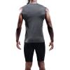 imageNELEUS Mens 3 Pack Athletic Compression Under Base Layer Sport Tank Top803 BlackGreyWhite 3 Pack