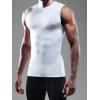 imageNELEUS Mens 3 Pack Athletic Compression Under Base Layer Sport Tank Top803 WhiteWhiteWhite 3 Pack