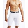imageNELEUS Mens 3 Pack Running Compression Shorts with Pockets6063 BlackGreyWhite 3 Pack