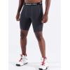 imageNELEUS Mens 3 Pack Running Compression Shorts with Pockets6081 BlackGreyWhite 3 Pack