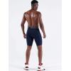 imageNELEUS Mens 3 Pack Running Compression Shorts with Pockets6081 GreyWhiteNavy Blue 3 Pack