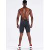 imageNELEUS Mens 3 Pack Running Compression Shorts with Pockets6081 GreyWhiteNavy Blue 3 Pack