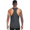 imageNELEUS Mens 3 Pack Running Tank Top Dry Fit YBack Athletic Workout Tank Tops6 PackBlack3pcs grey3pcs