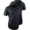 imageNELEUS Womens 3 Pack Running Shirt Sun Protection Workout Athletic Shirt with Hoods8104 BlackGreyWhite 3 Pack