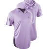 imageNELEUS Womens 3 Pack Running Shirt Sun Protection Workout Athletic Shirt with Hoods8104 PinkGreyPurple 3 Pack