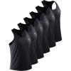 imageNELEUS Mens 3 Pack Running Tank Top Dry Fit YBack Athletic Workout Tank Tops6 PackBlack6pcs