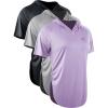 imageNELEUS Womens 3 Pack Running Shirt Sun Protection Workout Athletic Shirt with Hoods8104 BlackGreyPurple 3 Pack