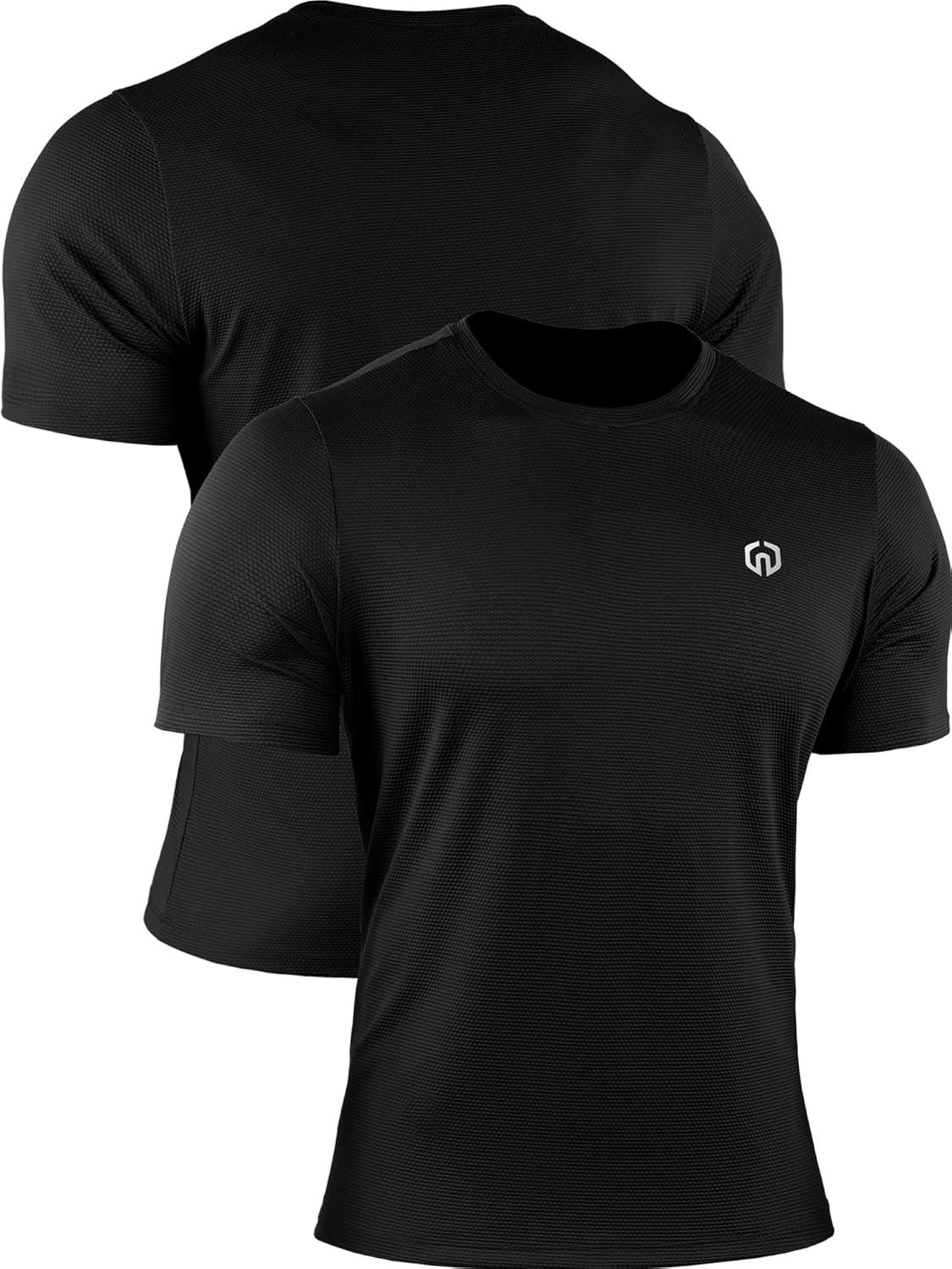 imageNELEUS Mens 3 or 4 Pack Workout Athletic Compression Shirts508 BlackBlackBlack 3 Pack