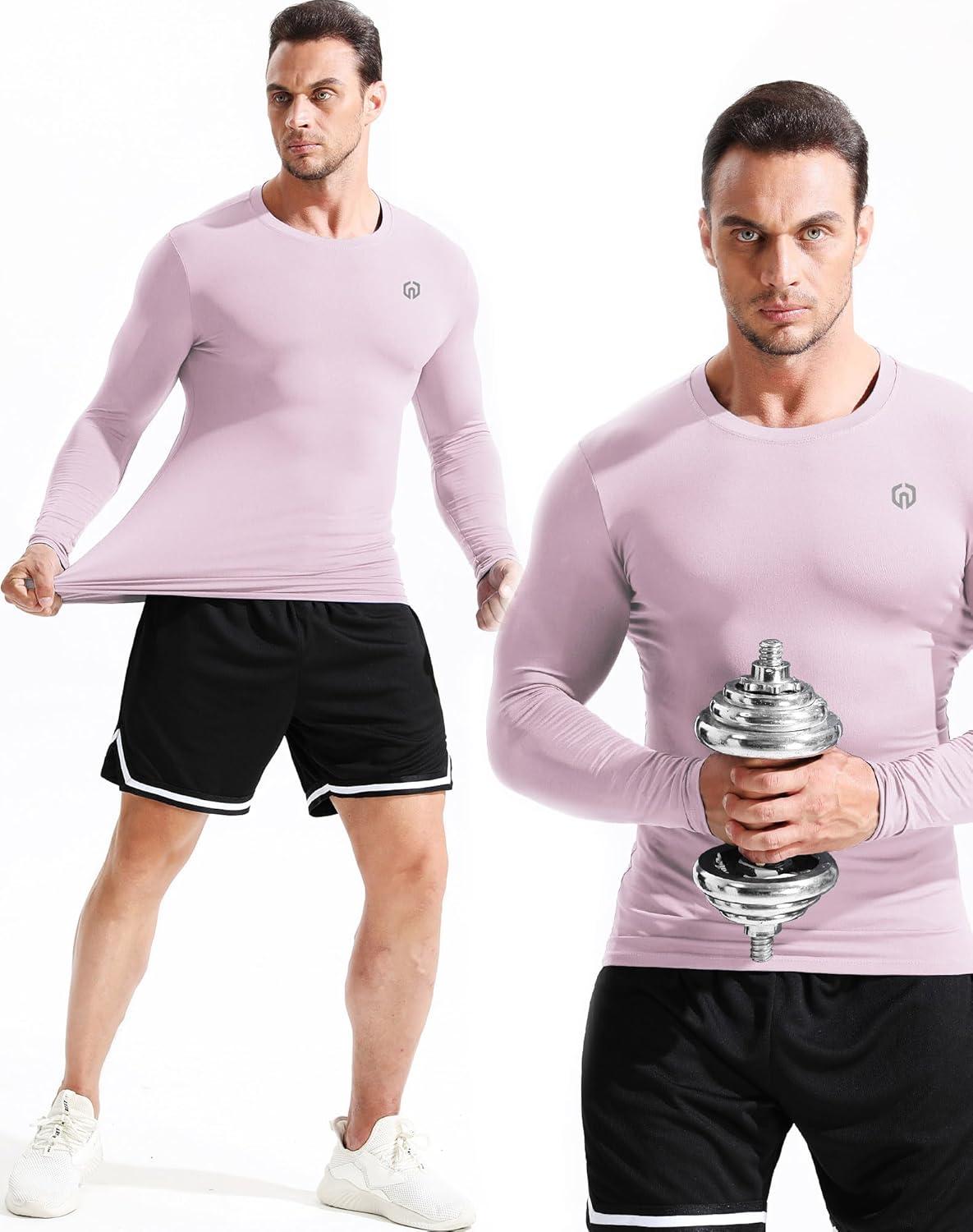 imageNELEUS mens SoftZ020 BlackGreyPink