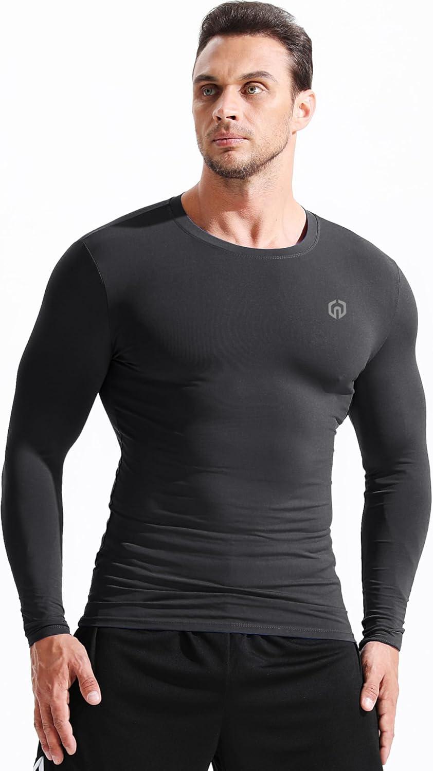 imageNELEUS mens SoftZ020 BlackGreyPink